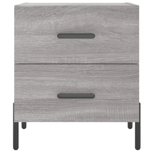 Mesa De Cabeceira - Mesinha De Cabeceira 40x35x47,5 cm derivados madeira sonoma cinza