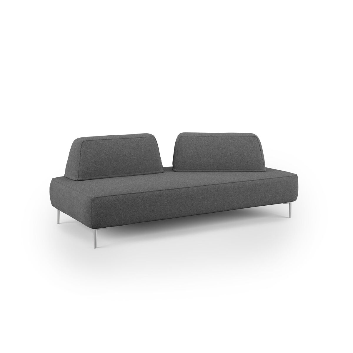 Newton sofá modular con respaldos removibles 212 cm antracita