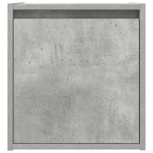 Mesa De Cabeceira De Parede Mesinha De Cabeceira - 38x34x40 cm cinza cimento