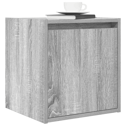 Mesa De Cabeceira De Parede Mesinha De Cabeceira - 38x34x40 cm cinzento sonoma