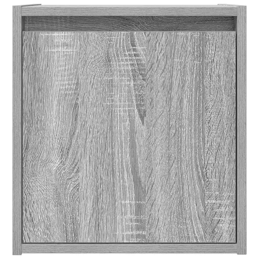 Mesa De Cabeceira De Parede Mesinha De Cabeceira - 38x34x40 cm cinzento sonoma