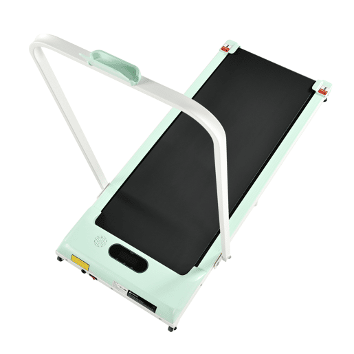 Passadeira 2 em 1 - Velocidade 1-6 kmh, LED, Bluetooth, suporte para telemóvel, dobrável - Verde