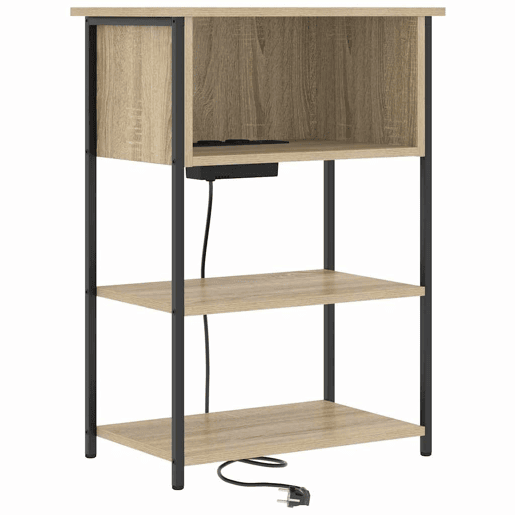 Mesa De Cabeceira - Mesinha De Cabeceira Carvalho sonoma 55 x 31 x 76 cm