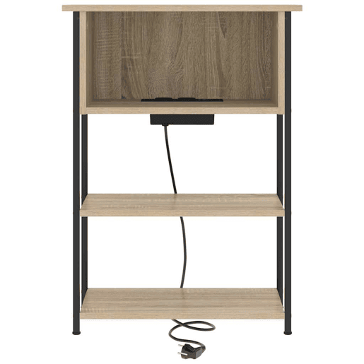 Mesa De Cabeceira - Mesinha De Cabeceira Carvalho sonoma 55 x 31 x 76 cm