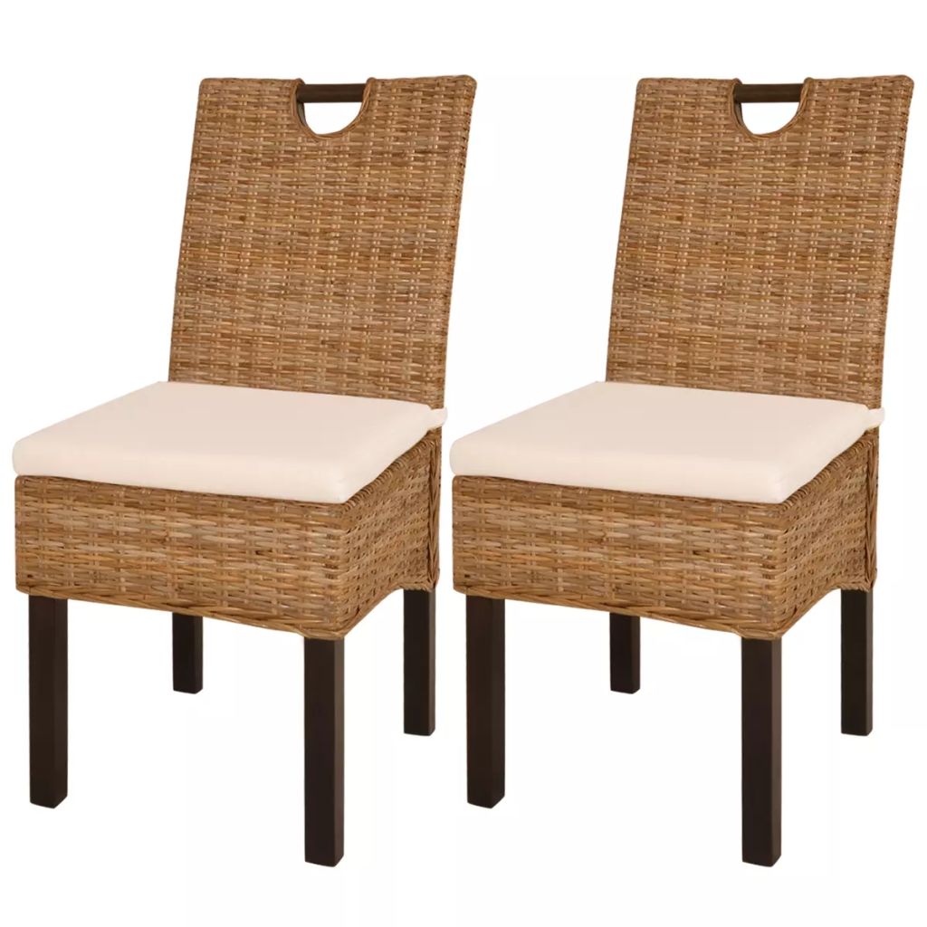 Conjunto de 2 sillas de cocina comedor de diseño