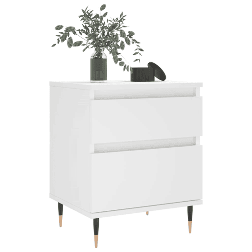 Mesa De Cabeceira - Mesinha De Cabeceira 40x35x50 cm derivados de madeira branco
