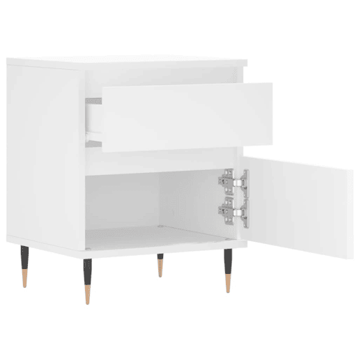 Mesa De Cabeceira - Mesinha De Cabeceira 40x35x50 cm derivados de madeira branco