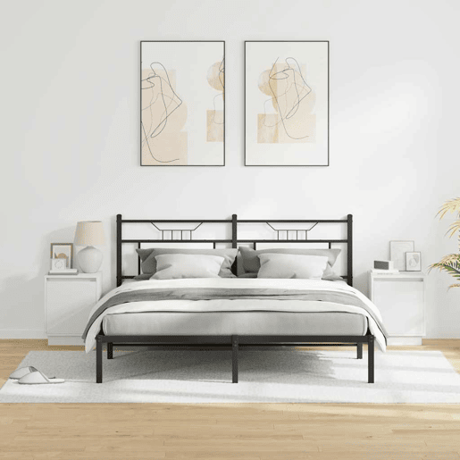 Lote de 2 Mesa De Cabeceira - Mesinha De Cabeceira Branco 39 x 34,5 x 50 cm
