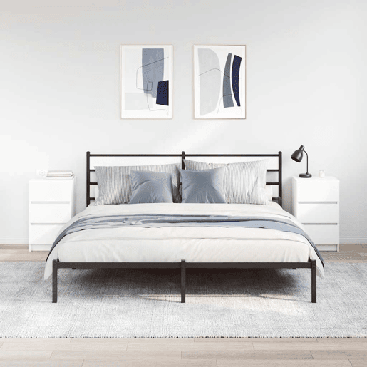 Lote de 2 Mesas De Cabeceira Mesinhas De Cabeceira - 3 gavetas 39x35x65cm branco