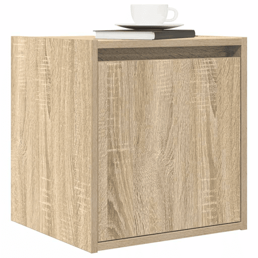 Mesa De Cabeceira De Parede Mesinha De Cabeceira - 38x34x40 cm carvalho sonoma