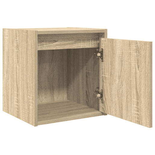 Mesa De Cabeceira De Parede Mesinha De Cabeceira - 38x34x40 cm carvalho sonoma