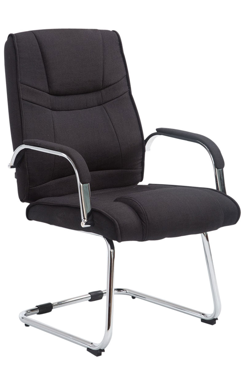 Sillón de oficina sin ruedas, reposabrazos, silla para visitas