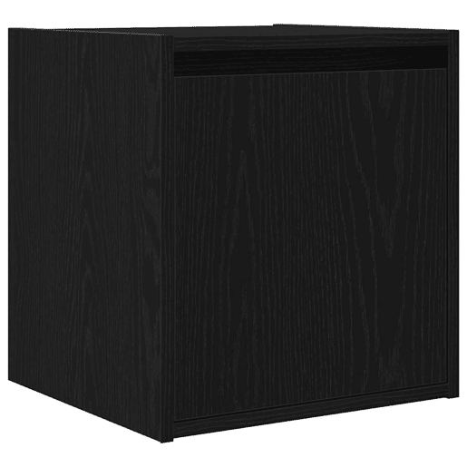 Mesa De Cabeceira De Parede Mesinha De Cabeceira - 38x34x40 cm preto
