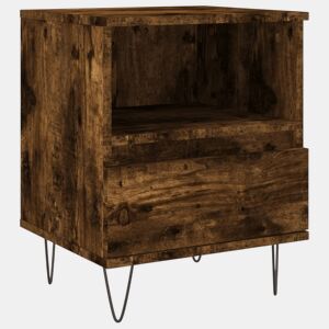 Mesa De Cabeceira - Mesinha De Cabeceira 40x35x50 cm derivados madeira carvalho fumado