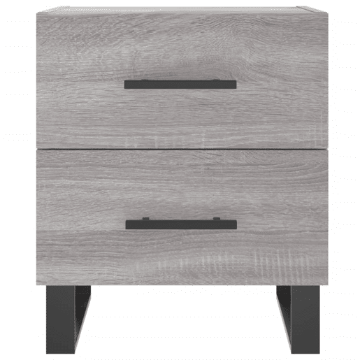 Mesa De Cabeceira - Mesinha De Cabeceira 40x35x47,5 cm derivados madeira sonoma cinza