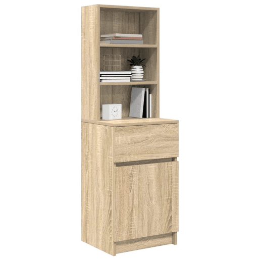 Mesa De Cabeceira Mesinha De Cabeceira - 39x35x125 cm derivados madeira carvalho sonoma