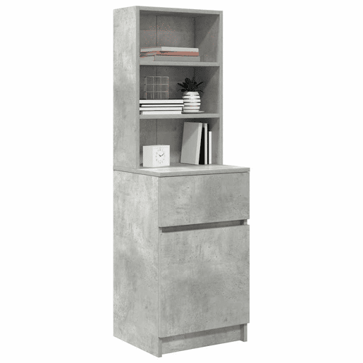 Mesa De Cabeceira Mesinha De Cabeceira - 39x35x125 cm derivados de madeira cinza cimento