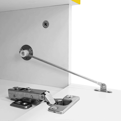 Mesa de centro 90 cm - Com vidro e efeito LED - Branco brilhante