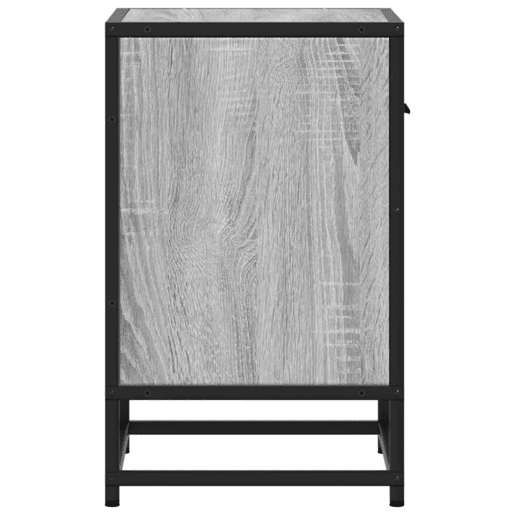 Mesa De Cabeceira - Mesinha De Cabeceira 40x31x50 cm derivados de madeira cinza sonoma
