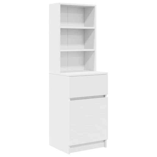 Mesa De Cabeceira - Mesinha De Cabeceira 39x35x125 cm derivados de madeira branco