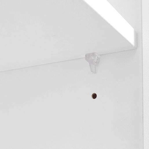 Móvel de TV moderno 175 x 38 x 56 cm - Prateleiras ajustáveis, Lowboard leve estilo luxuoso - Branco
