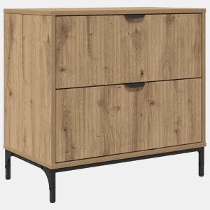 Mesa De Cabeceira - Mesinha De Cabeceira carvalho artisiano 63.5 x 36 x 61 cm