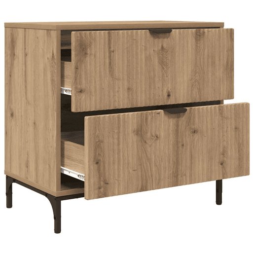 Mesa De Cabeceira - Mesinha De Cabeceira carvalho artisiano 63.5 x 36 x 61 cm