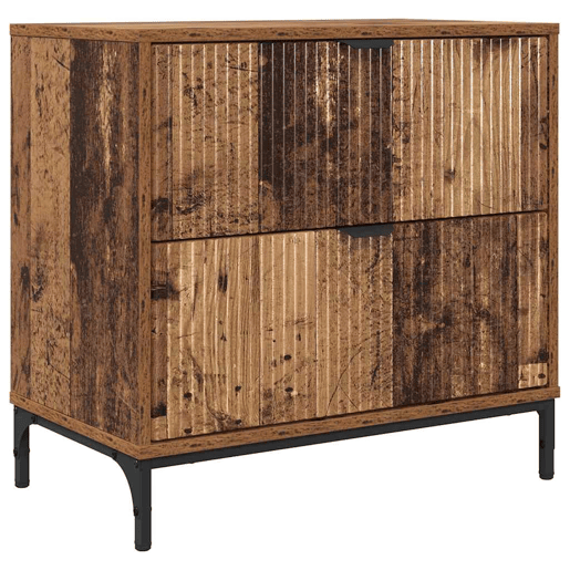 Mesa De Cabeceira - Mesinha De Cabeceira com gaveta Madeira antiga 63.5 x 36 x 61 cm