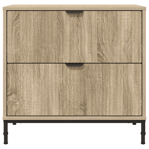 Mesa De Cabeceira - Mesinha De Cabeceira com gaveta Carvalho sonoma 63.5 x 36 x 61 cm