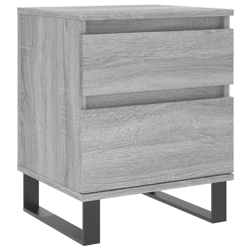 Mesa De Cabeceira - Mesinha De Cabeceira 40x35x50 cm derivados de madeira cinza sonoma
