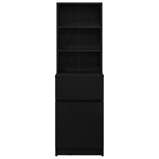 Mesa De Cabeceira - Mesinha De Cabeceira 39x35x125 cm derivados de madeira preto
