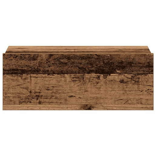 Mesa De Cabeceira Mesinha De Cabeceira - suspensa madeira velha 40x32x15 cm contraplacado
