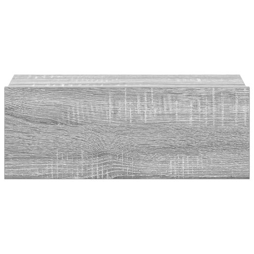 Mesa De Cabeceira Mesinha De Cabeceira - suspensa 40x30x15 cm madeira proc. sonoma cinza
