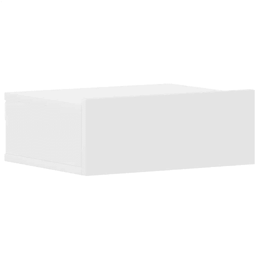 Mesa De Cabeceira - Mesinha De Cabeceira suspensa 40x30x15 cm derivados madeira branco