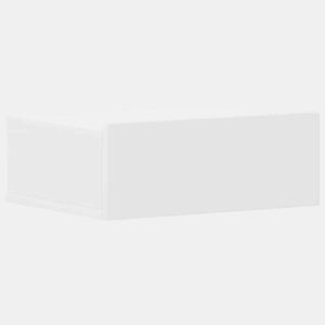 Mesa De Cabeceira - Mesinha De Cabeceira suspensa 40x30x15 cm derivados madeira branco