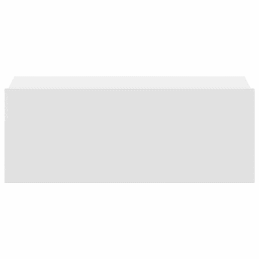 Mesa De Cabeceira - Mesinha De Cabeceira suspensa 40x30x15 cm derivados madeira branco