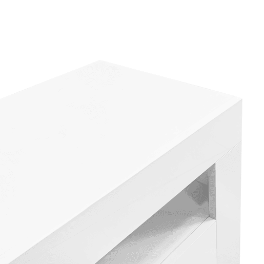 Móvel TV 160 cm adequado para TV de 70u201D - com LED - 2 portas 2 gavetas 3 compartimentos abertos - Branco