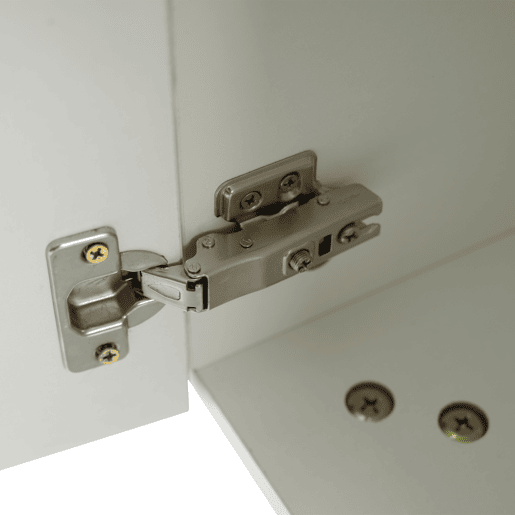 Aparador moderno 150 cm - Aparador com arrumação - Branco brilhante