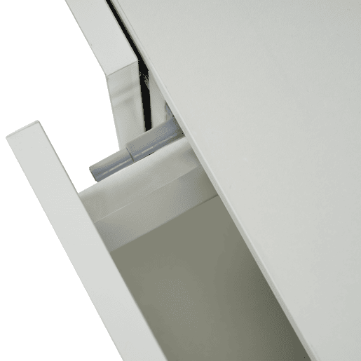 Aparador moderno 150 cm - Aparador com arrumação - Branco brilhante