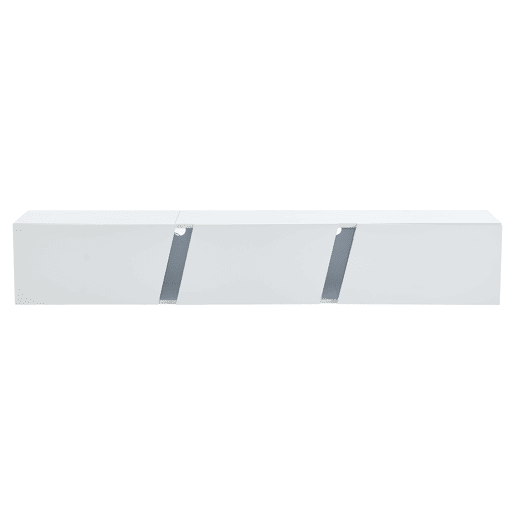 Móvel de TV 180x35x30 cm - Lowboard com LED - Branco