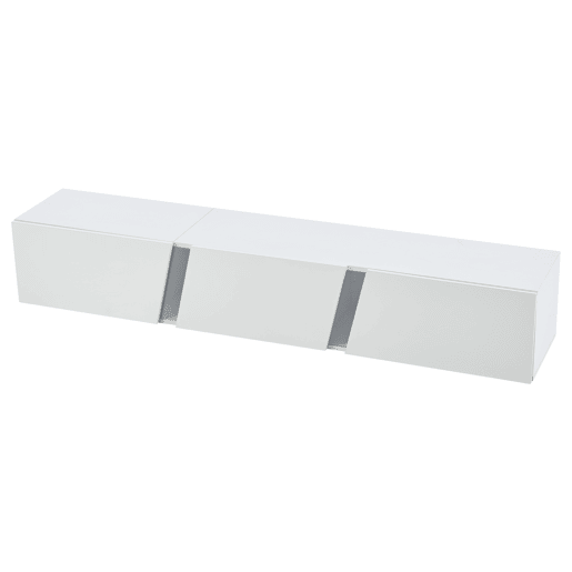 Móvel de TV 180x35x30 cm - Lowboard com LED - Branco