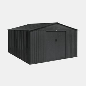 Abrigo metálico para jardim 12,99 m², Boulonnais, Antracite, 341x386x211 cm
