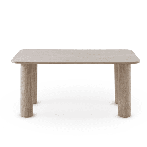 Mesa retangular 160x90 com tampo cerâmico