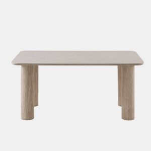 Mesa retangular 160x90 com tampo cerâmico