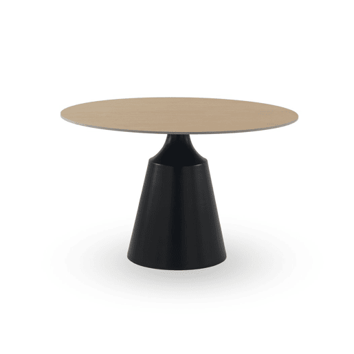 Mesa de jantar redonda 120 diam. com tampo cerâmico