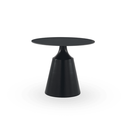 Mesa de jantar redonda 90 diam. com tampo cerâmico