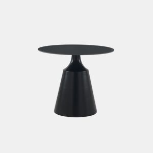 Mesa de jantar redonda 90 diam. com tampo cerâmico