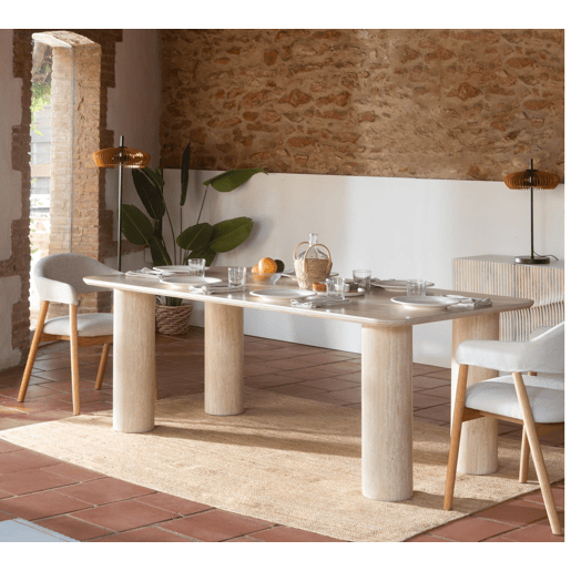 Mesa retangular 200x100 com tampo cerĂ¢mico Mesa retangular 200x100 com tampo cerĂ¢mico