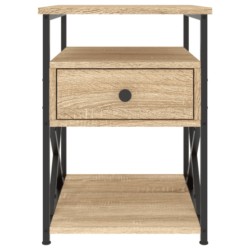 Mesa De Cabeceira - Mesinha De Cabeceira 40x42x55 cm derivados madeira carvalho sonoma
