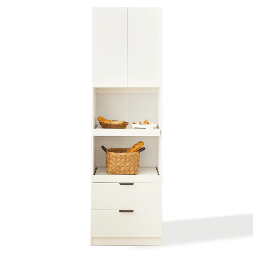 Armário de cozinha 200 cm - Armazenamento, portas, gavetas, prateleiras para micro-ondas, armário alto com proteção anti-capotamento, aparador multifuncional para sala de jantar e sala de estar - Branco Armário de cozinha 200 cm - Armazenamento, portas, gavetas, prateleiras para micro-ondas, armário alto com proteção anti-capotamento, aparador multifuncional para sala de jantar e sala de estar - Branco